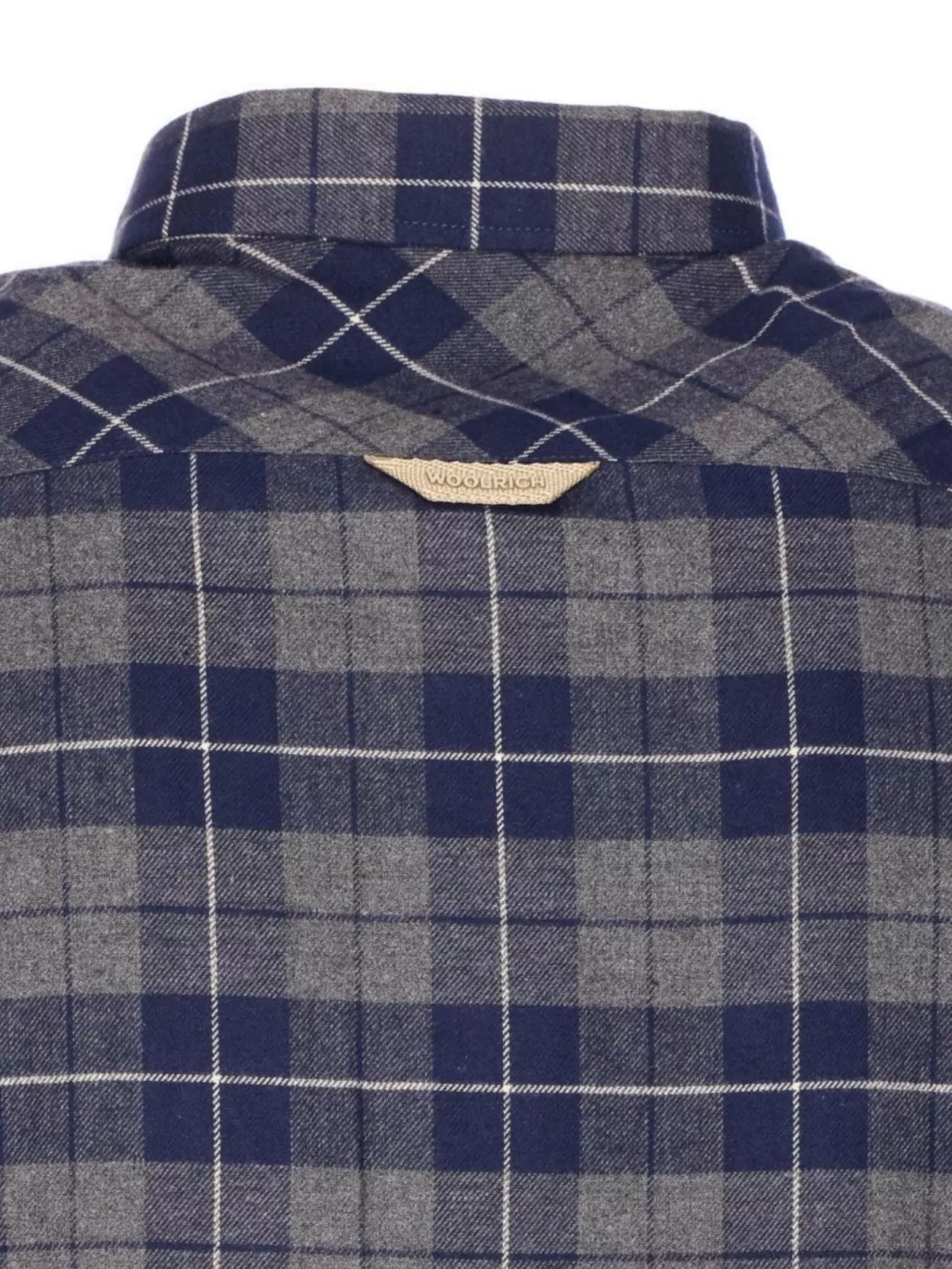Woolrich Long Sleeve Check Pattern Button-Down Shirt