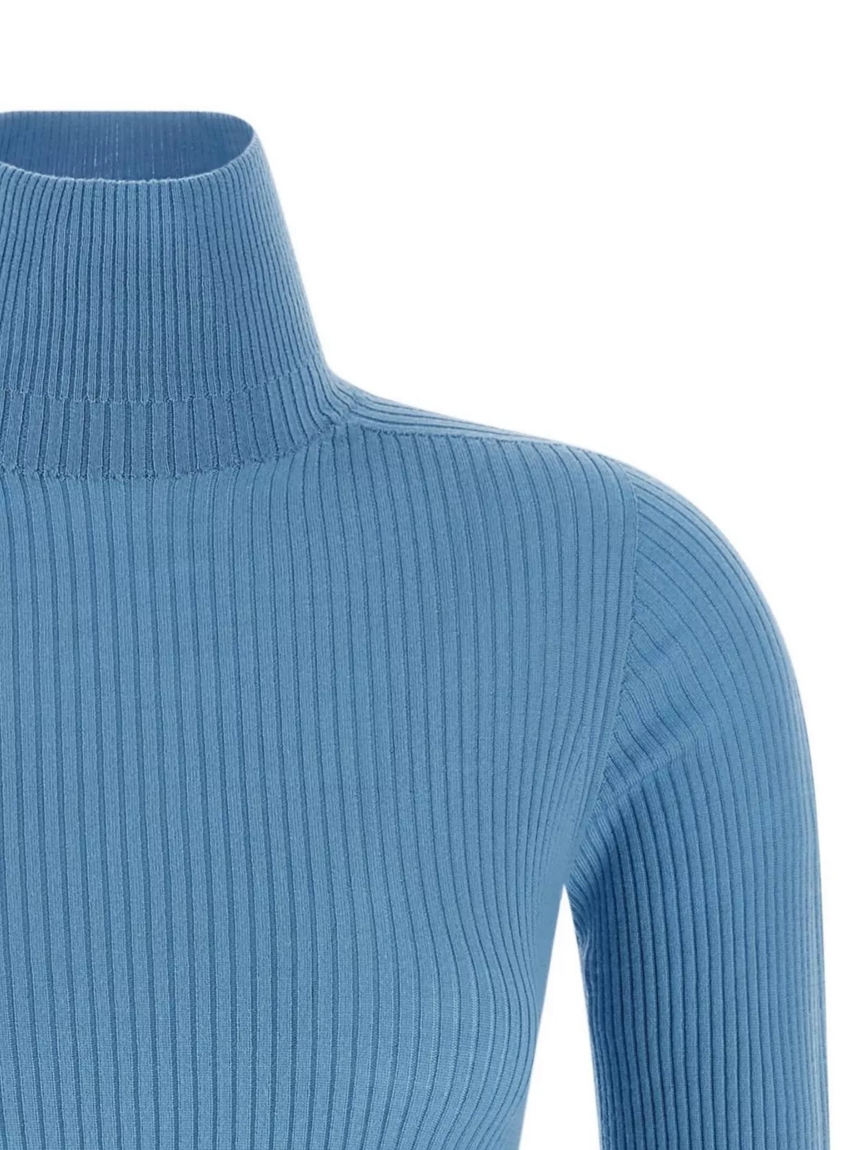 Sportmax Turtleneck Sweater Ribbed Texture