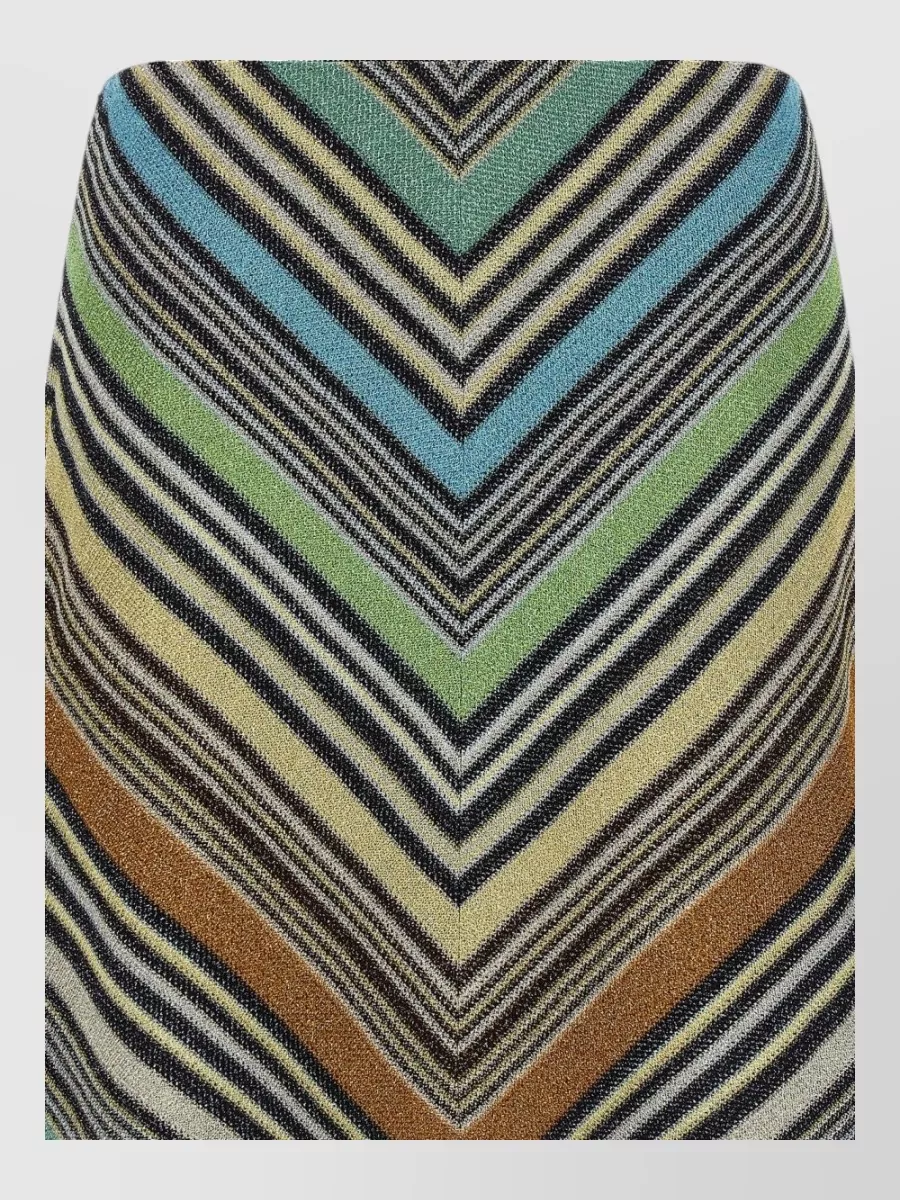 Missoni Geometric-Pattern Mini A-Line Skirt