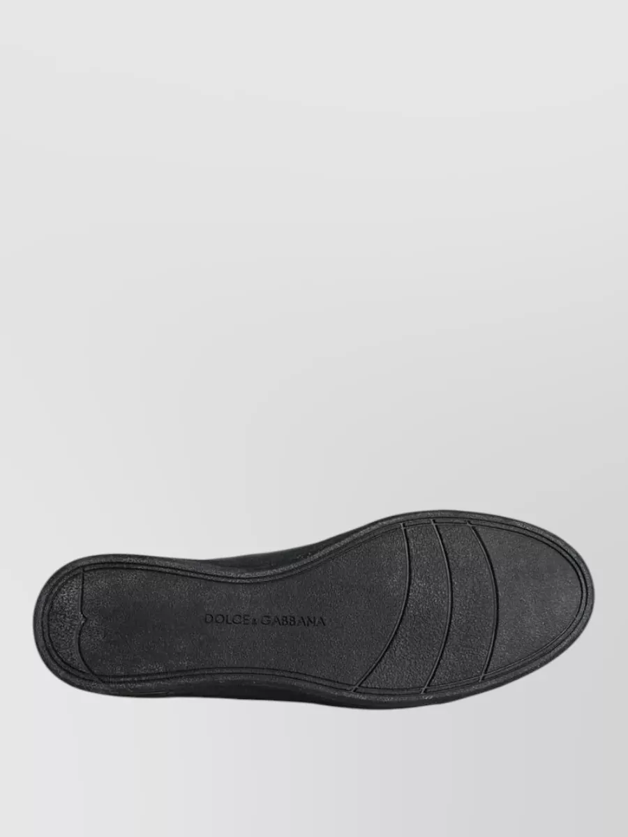 Dolce&Gabbana Leather Lace-Up Sneakers