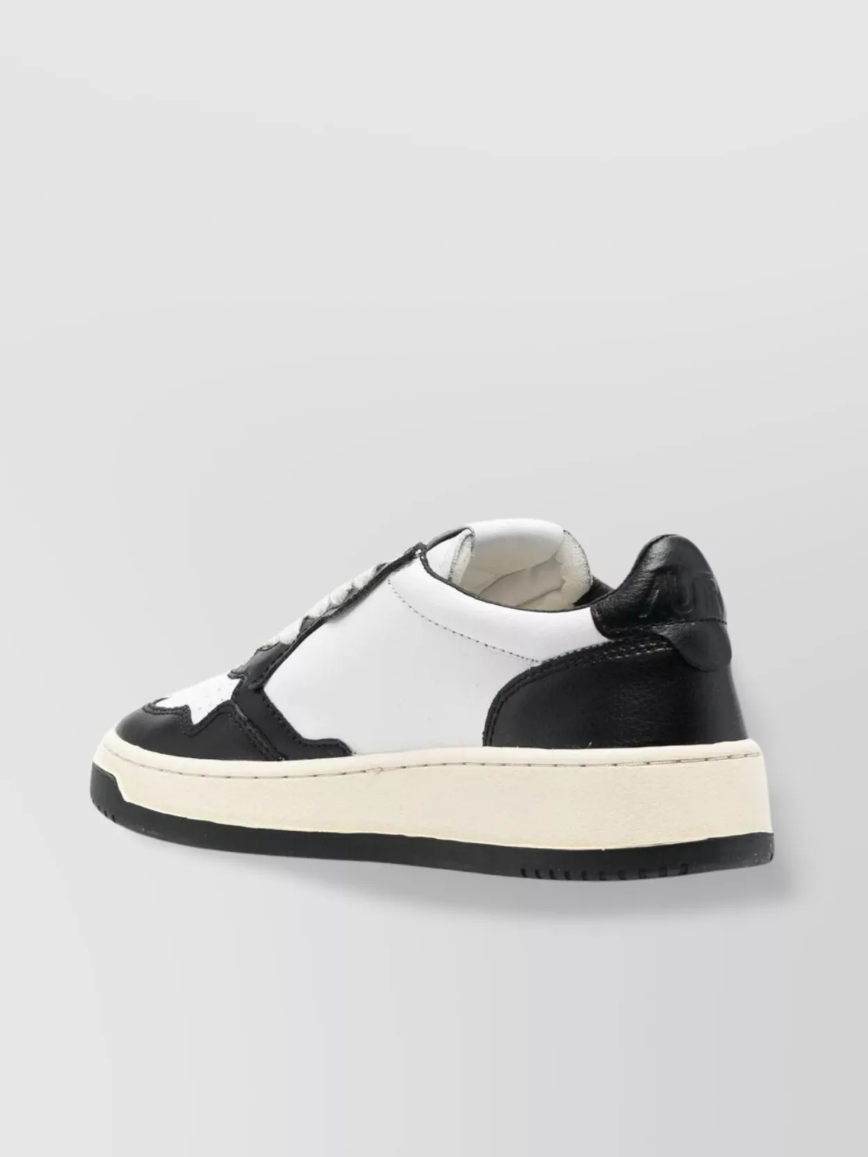 Autry Classic White Sneakers With Leather Detailing In White