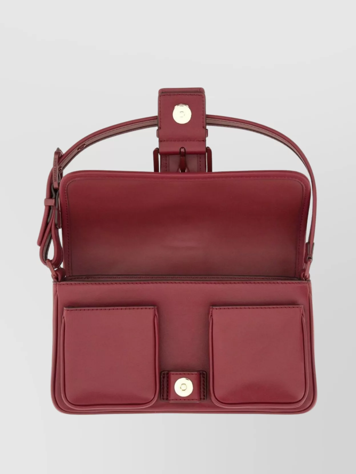 Michael Kors Shoulder Bags With Adjustable Strap And Buckle Detail In Purple