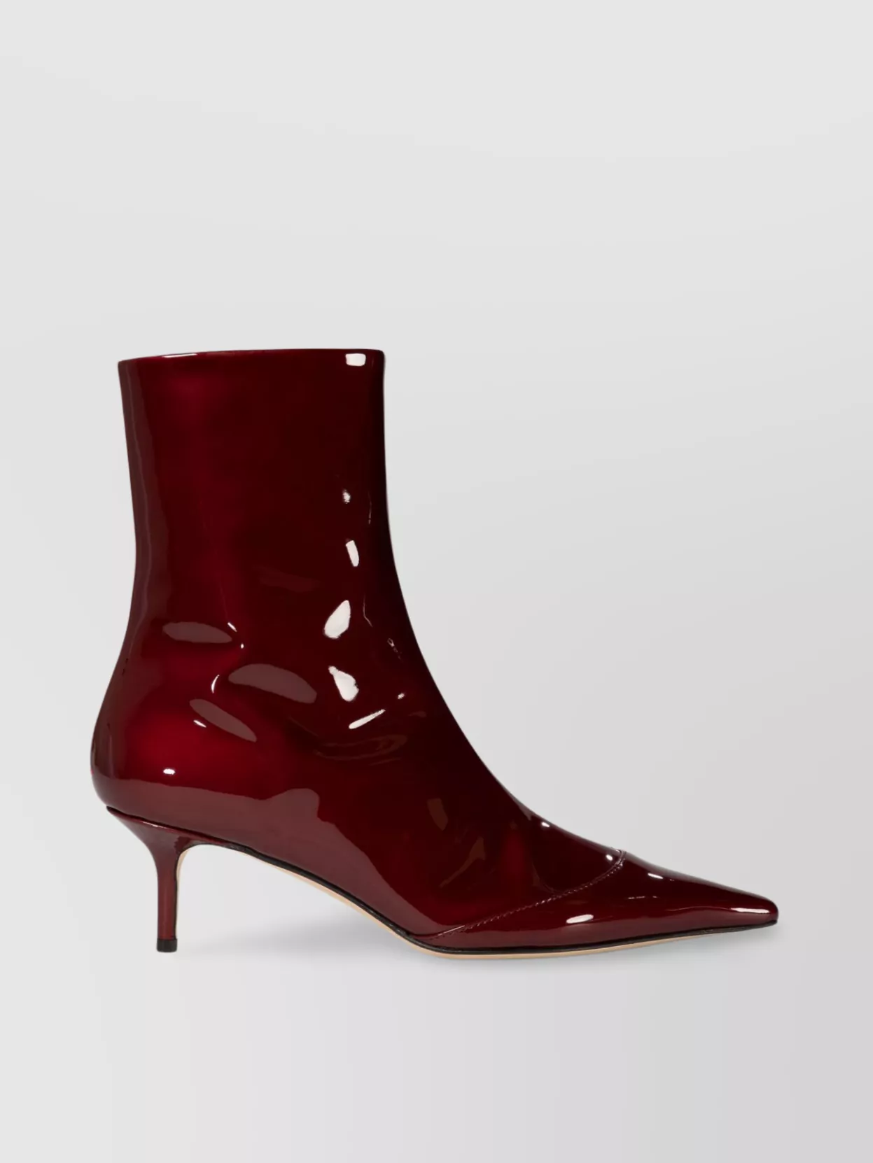 Aeyde "Roe" Ankle Boots In Patent Leather