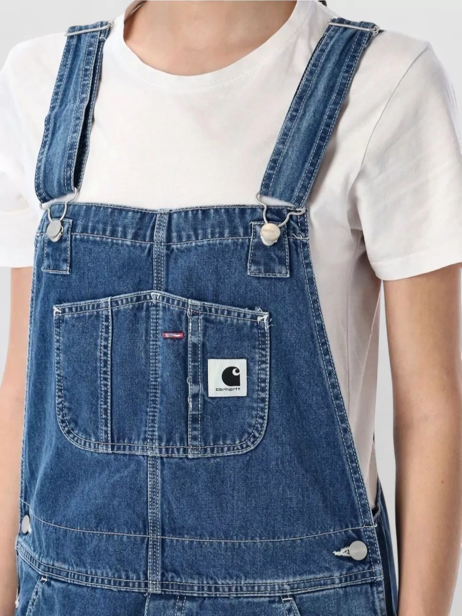 Carhartt Wip Denim Relaxed-Fit Bib Overalls