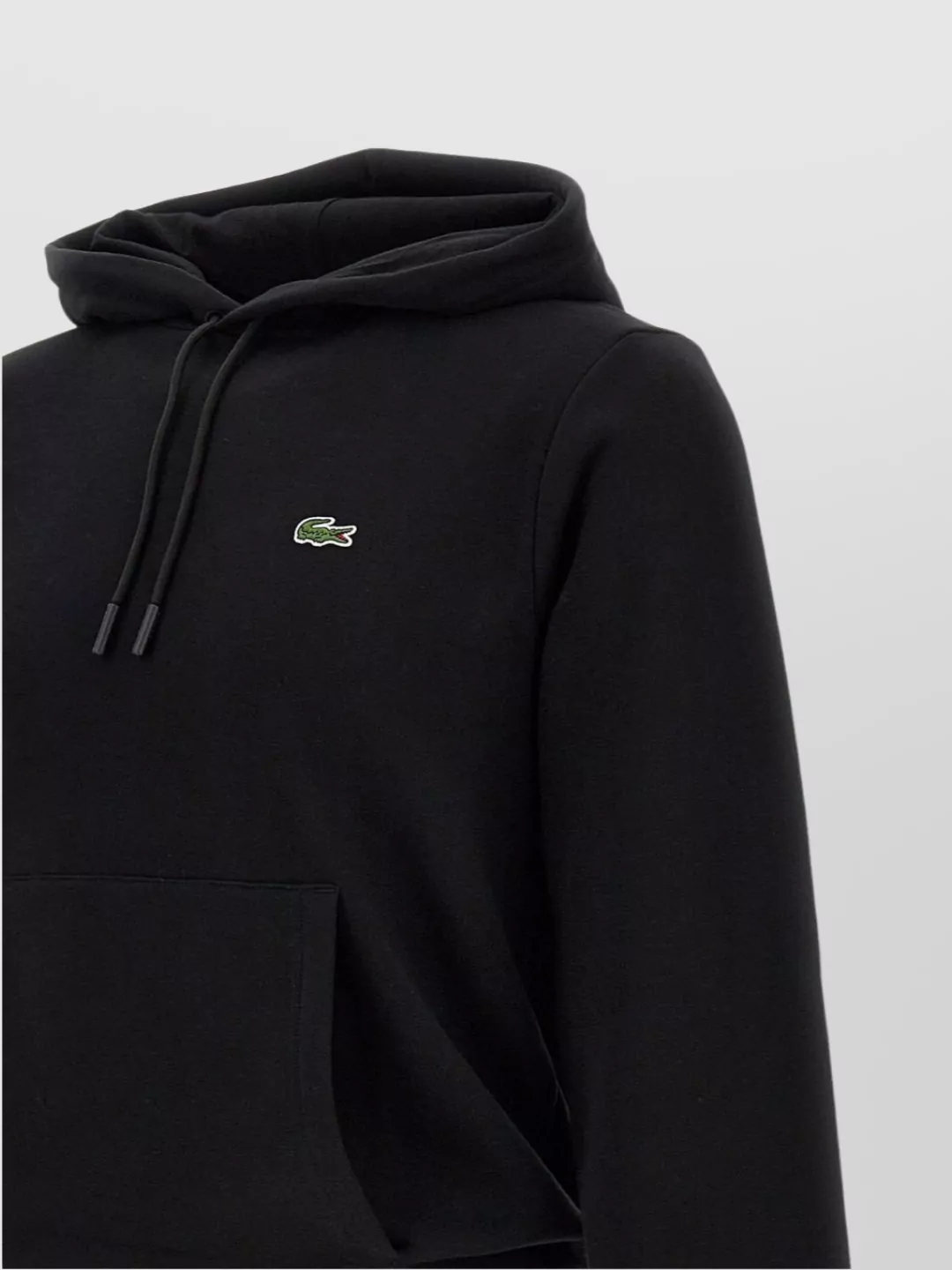 Lacoste Cotton Blend Sweatshirt With Adjustable Hood
