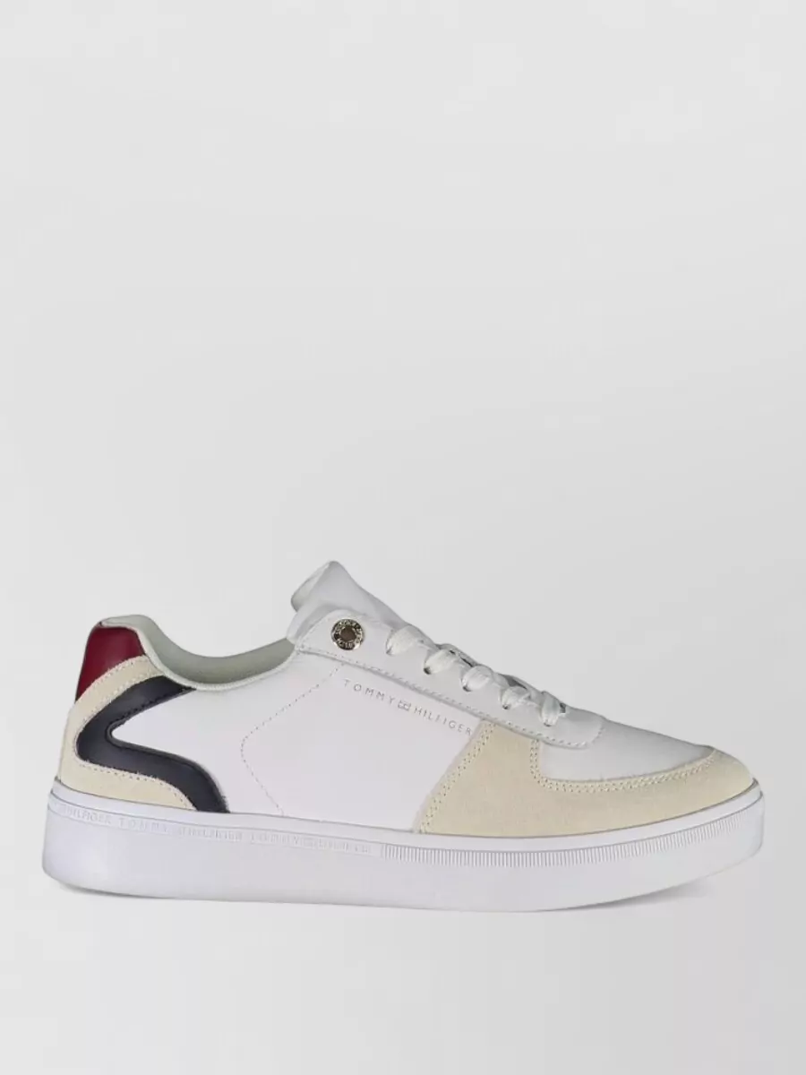 Tommy Hilfiger leather lace-up sneakers