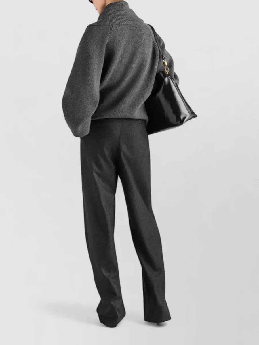 Dolce&Gabbana Ribbed Cropped Shawl Collar Double-Breasted Cardigan
