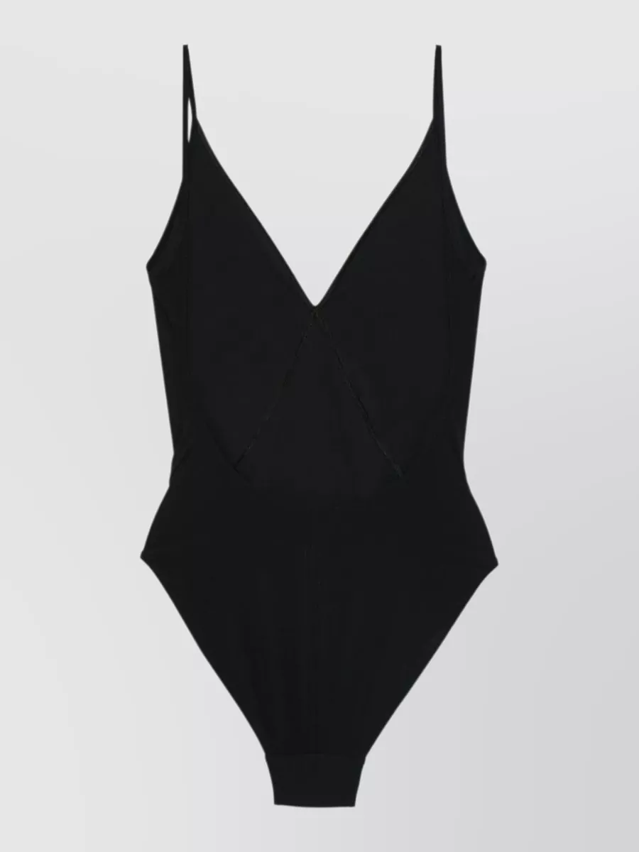 Rick Owens Plunge V-Neck Swimsuit