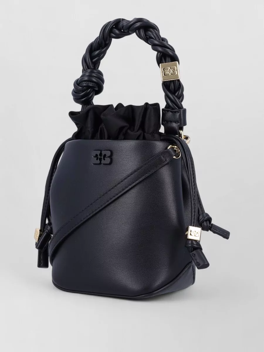 Ganni Mini Bucket Bag Crossbody Strap