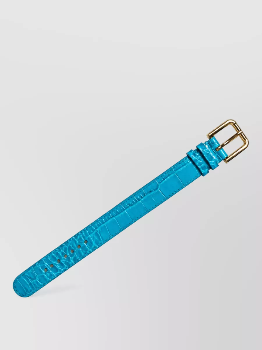 Dolce&Gabbana embossed leather belt