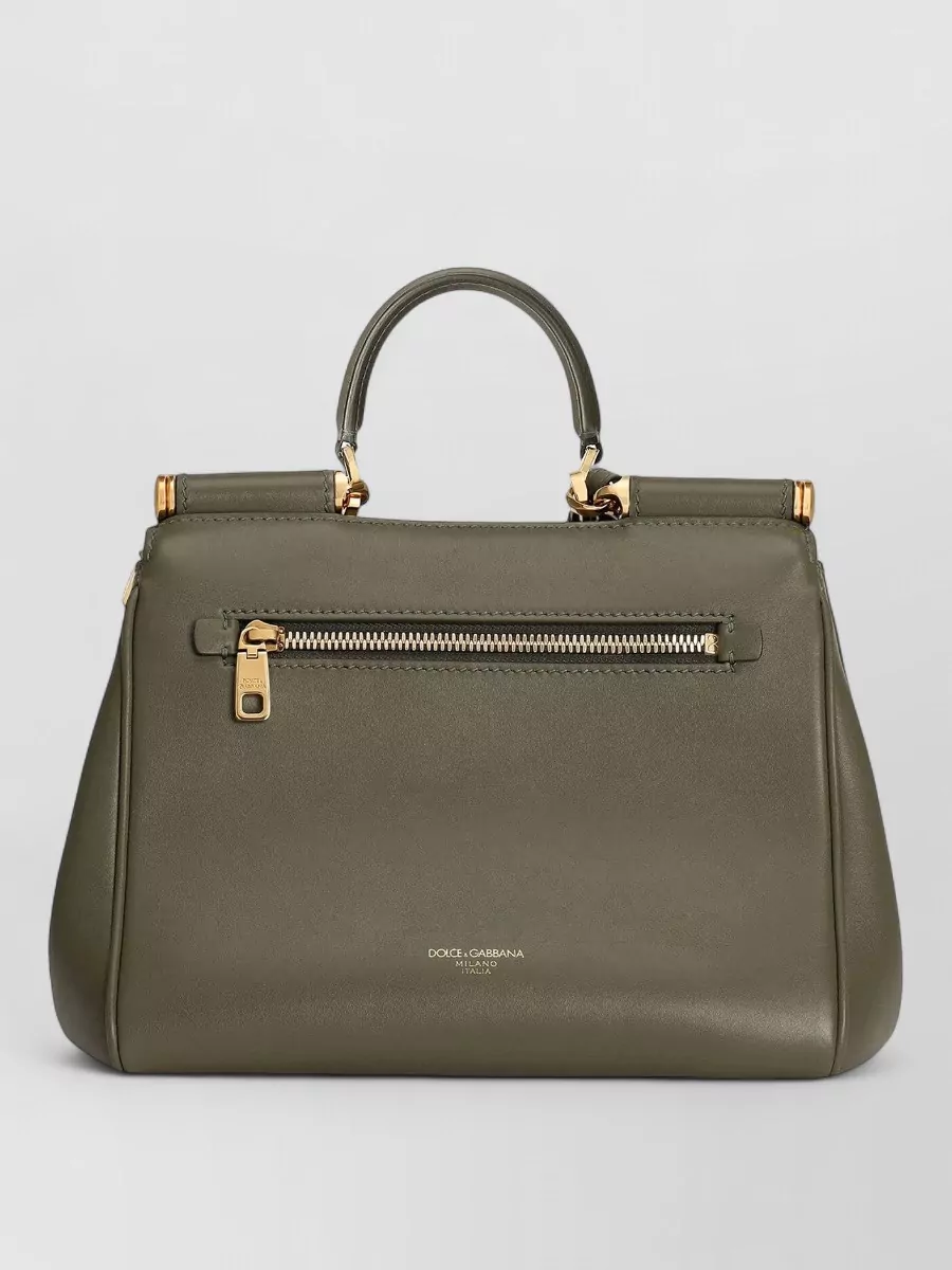 Dolce&Gabbana Shoulder Bag Gold Tone Hardware Top Handle