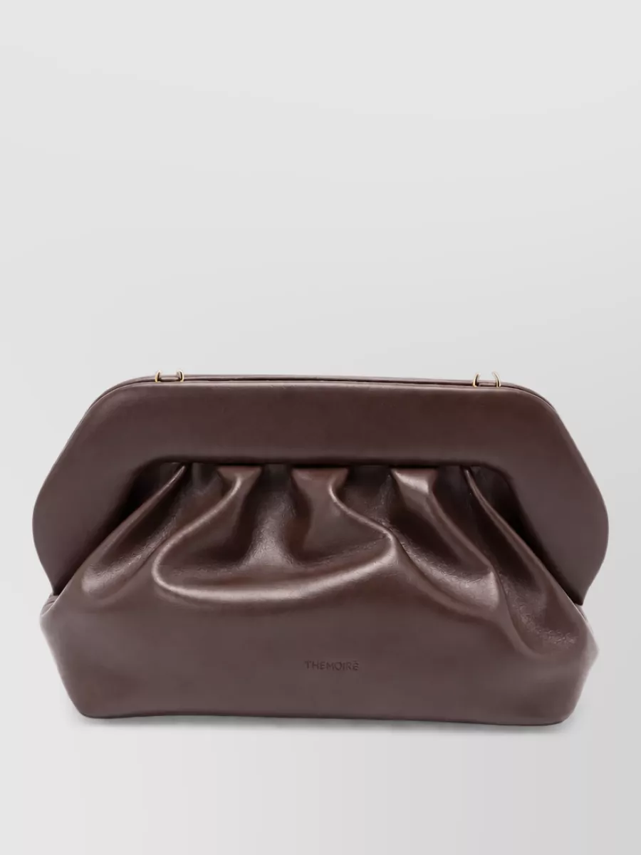 Themoiré Bios Small Ruched Clutch Bag
