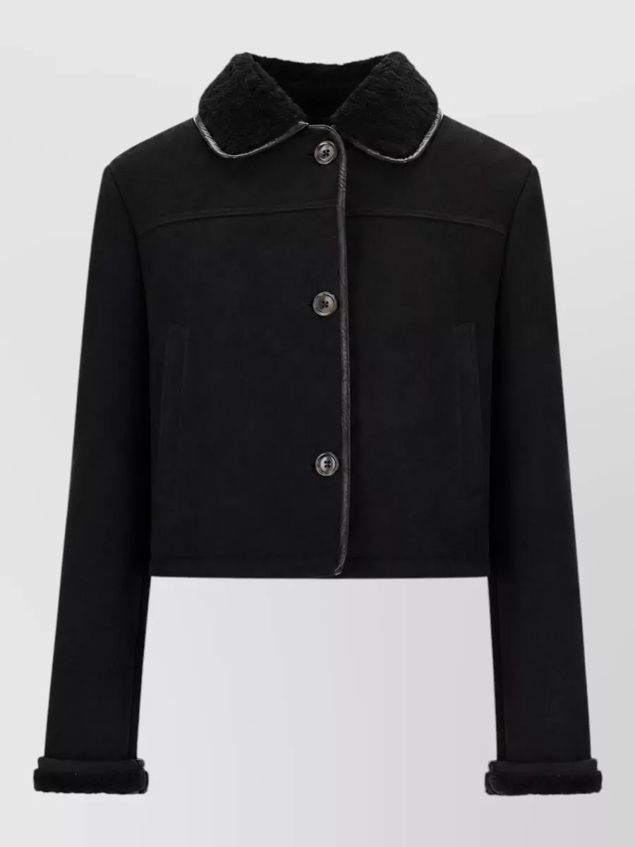 La Rose shearling jacket