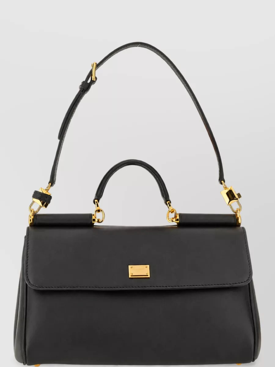 Dolce&Gabbana My Sicily Leather Shoulder Bag