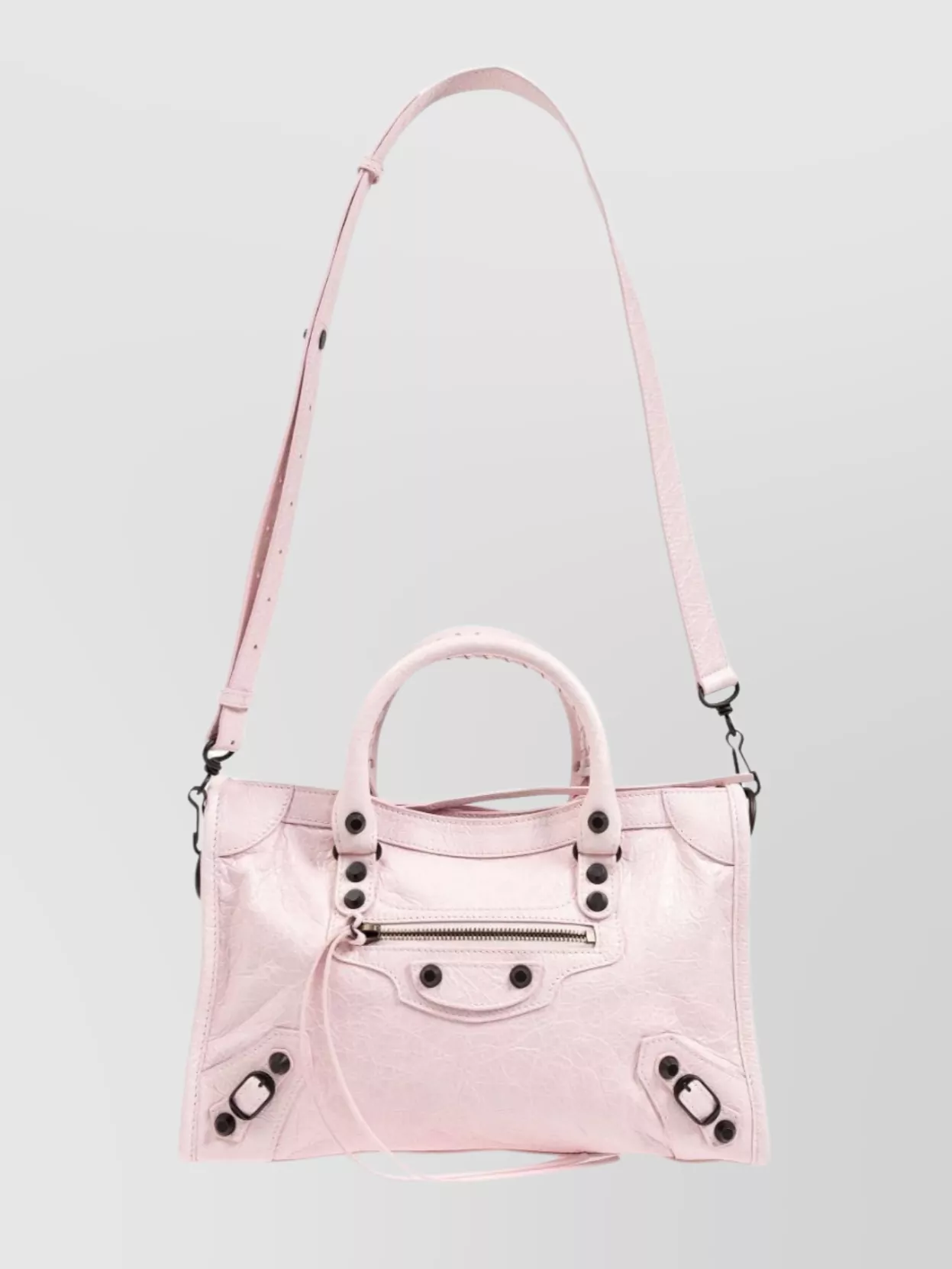 Balenciaga Small Leather Handbag For The City
