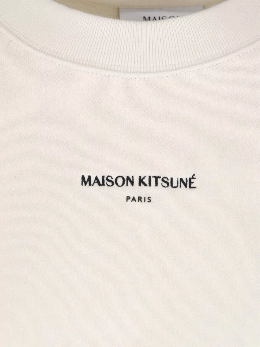 Maison Kitsuné Cotton Cropped Sweatshirt