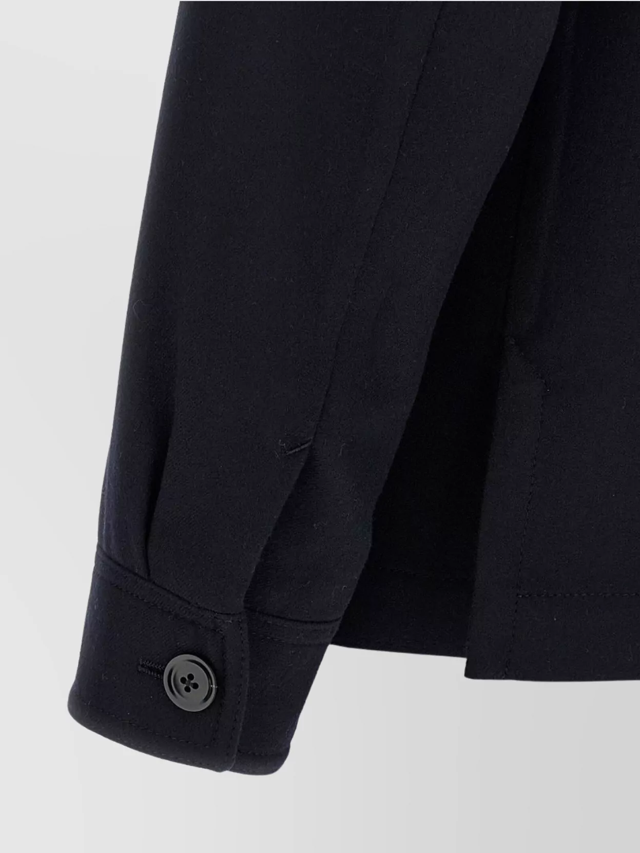Tom Ford Wool Split Overshirt Chest Pockets