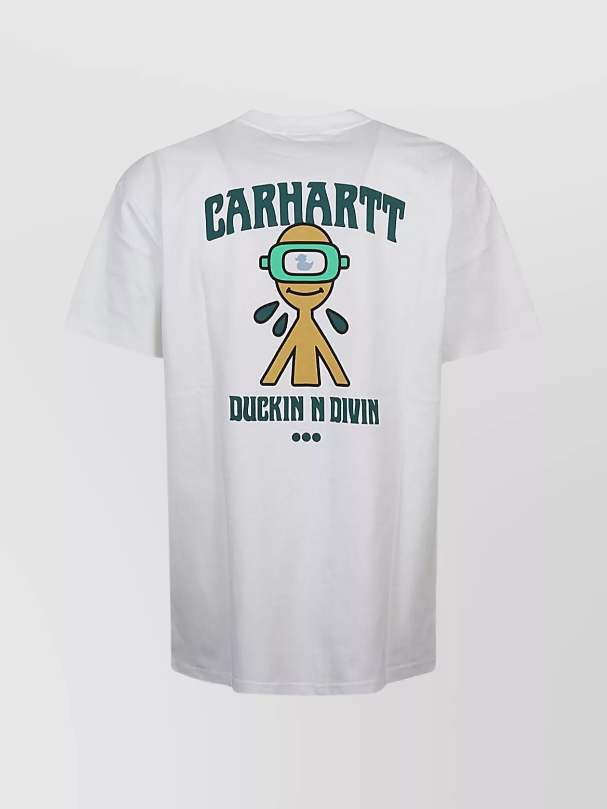 Carhartt Wip Organic Cotton Crew Neck T-Shirt With Graphic Print