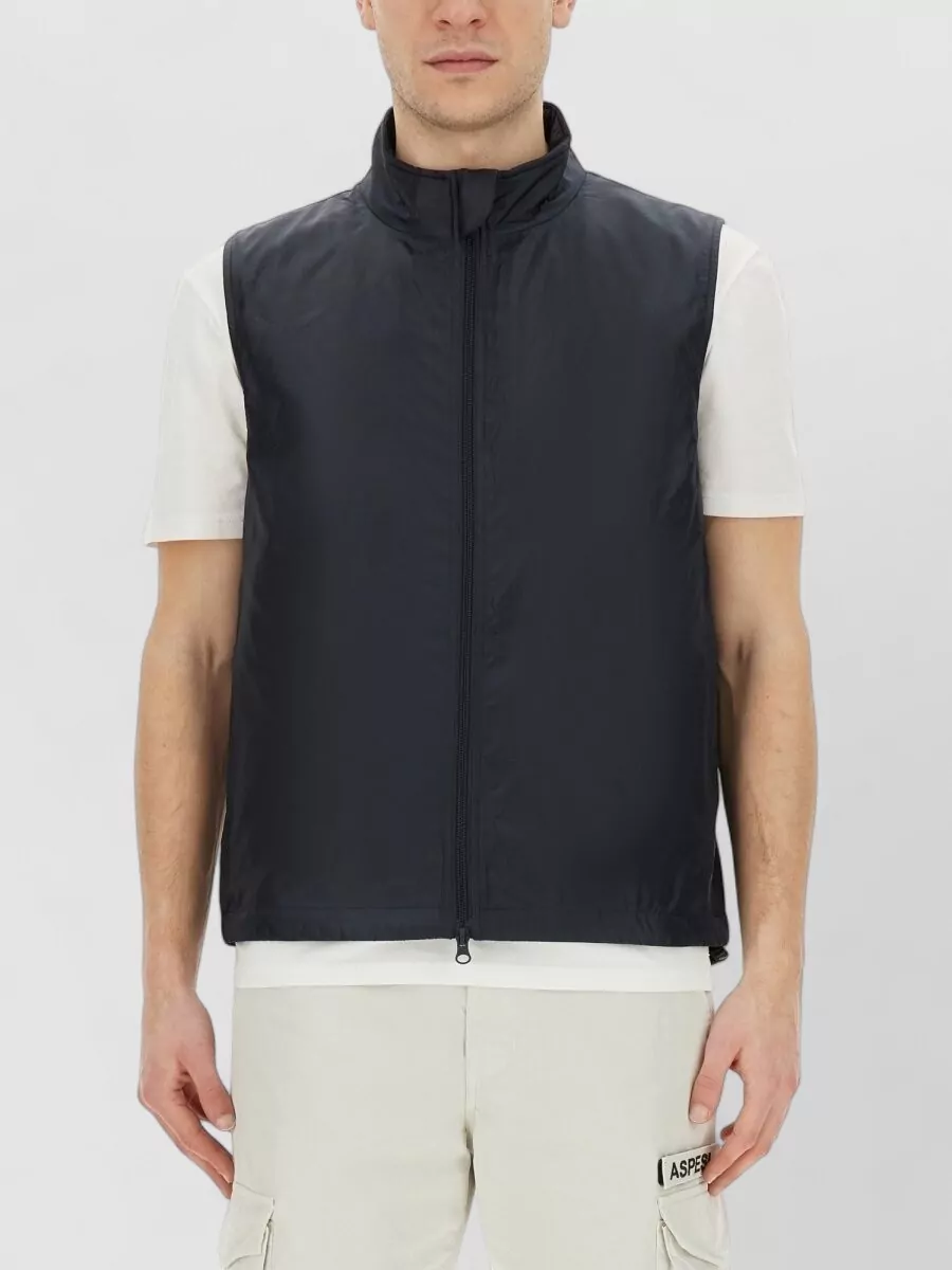 Aspesi Vernes High Collar Sleeveless Vest