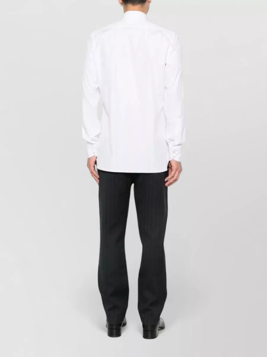 Tom Ford Cotton Shirt Long Sleeves Button Collar