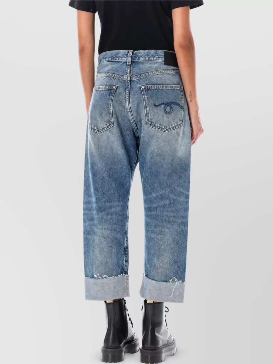 R13 Denim Straight-Leg Jeans