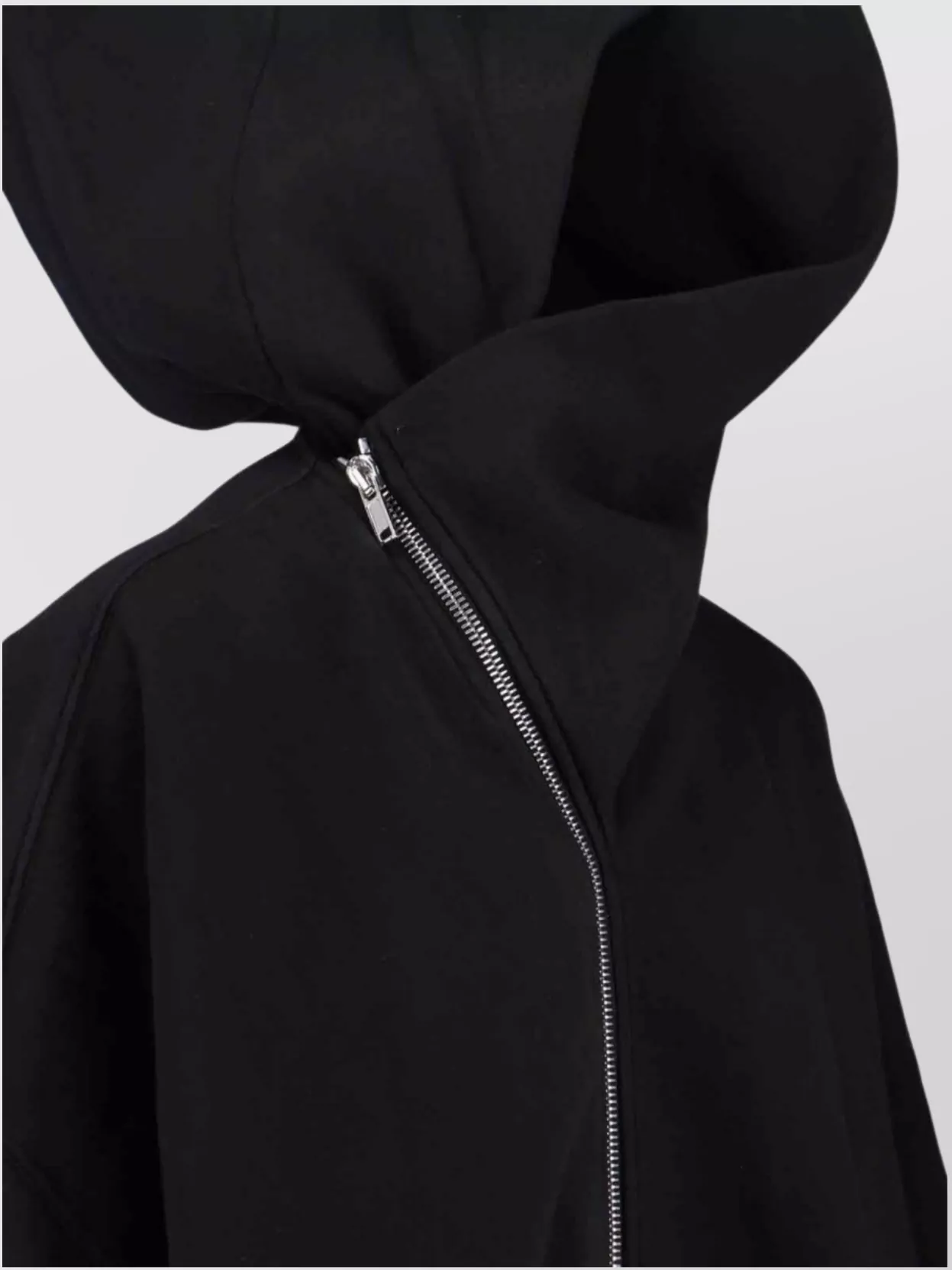 Rick Owens Drkshdw Hooded Sweatshirt With Drawstring And Pockets In Black