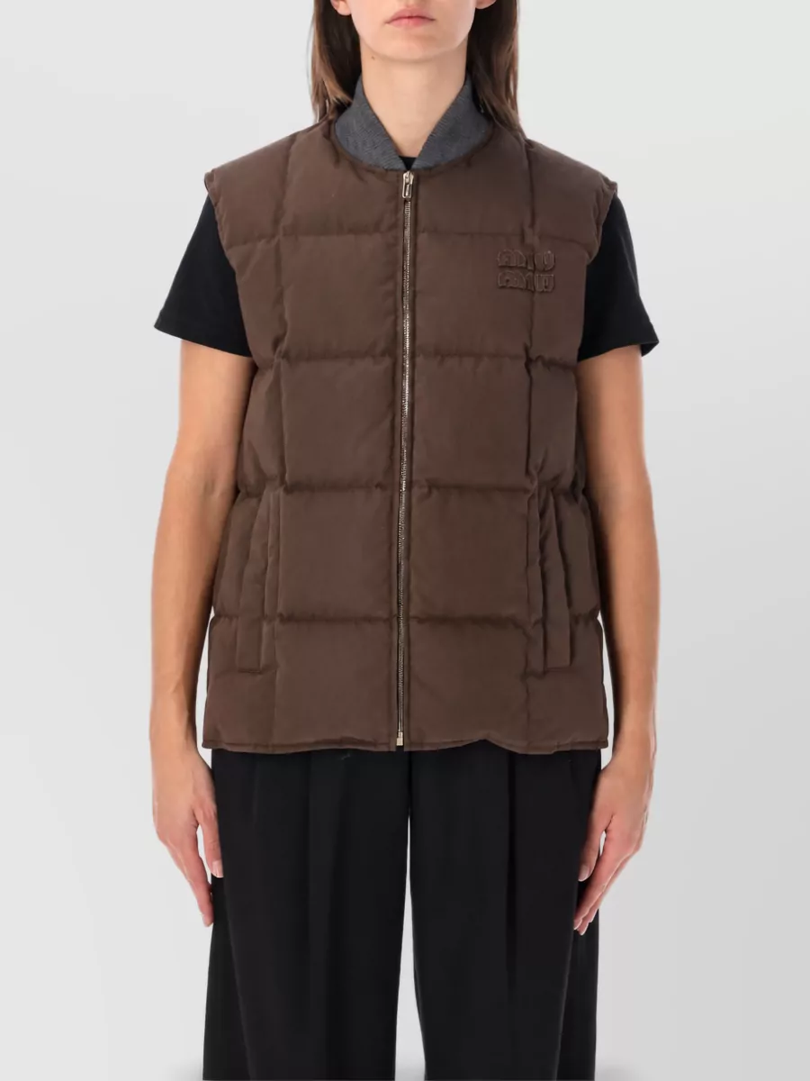 Miu Miu down oversized vest