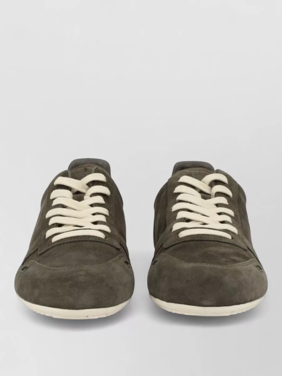 Rick Owens leather low-top sneakers