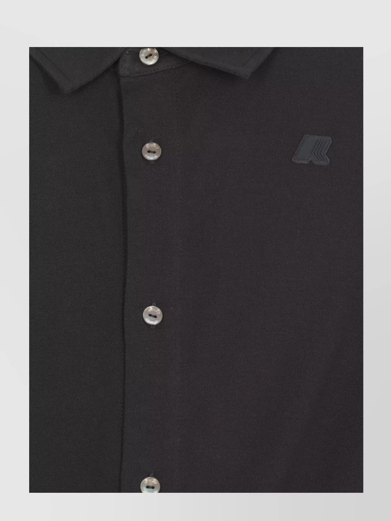 K-way Rolled Cuffs Long Sleeve Shirt In Blue