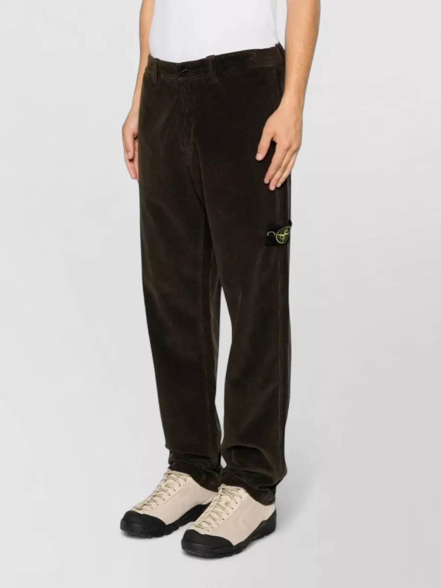Stone Island Corduroy Straight-Leg Trousers
