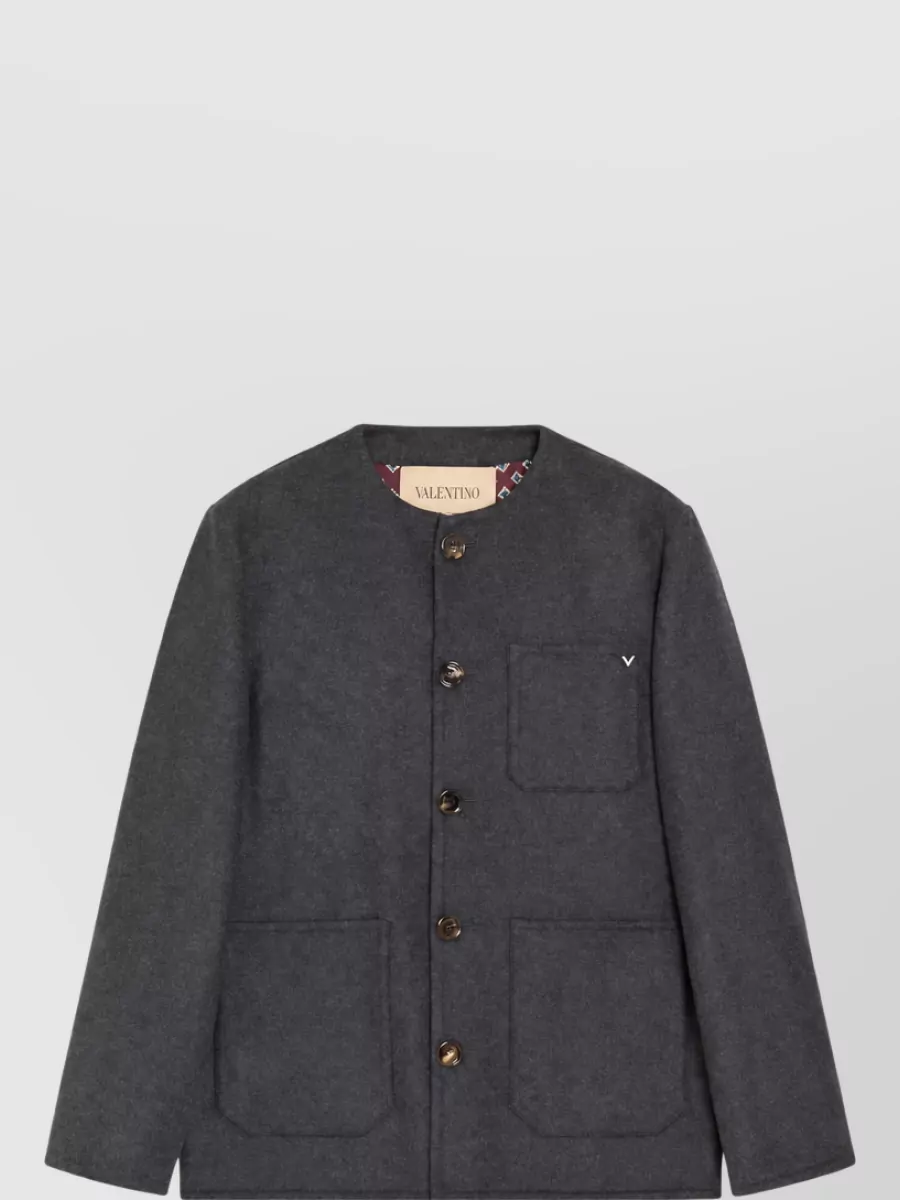 Valentino wool single-breasted coat