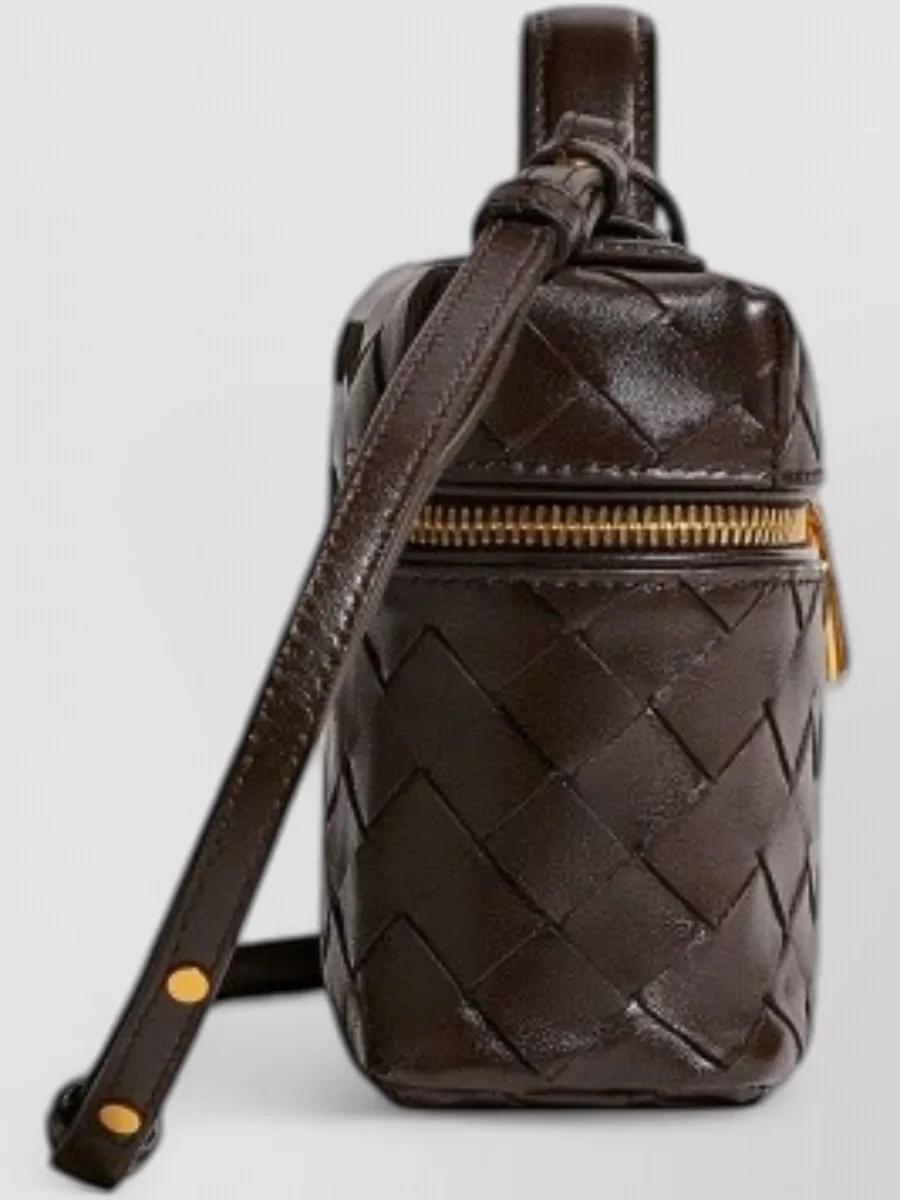 Bottega Veneta Bang Bang Leather Clutch Bag