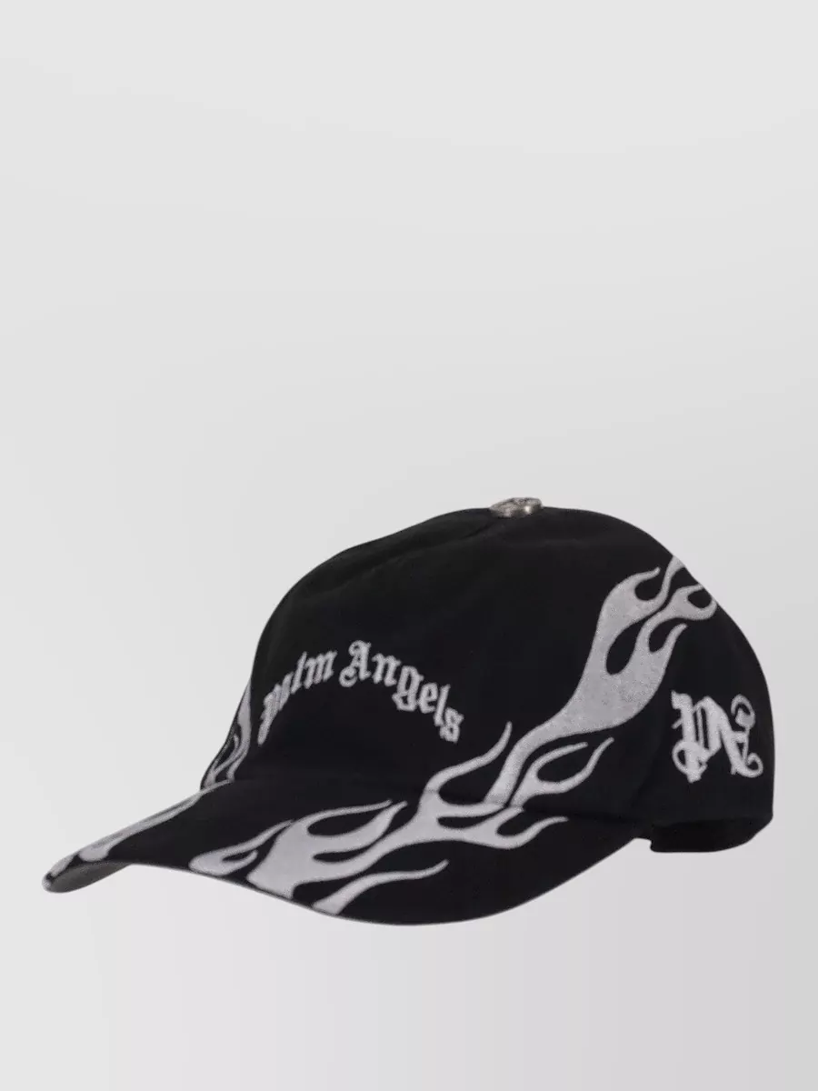 Palm Angels Logo-Print Cap