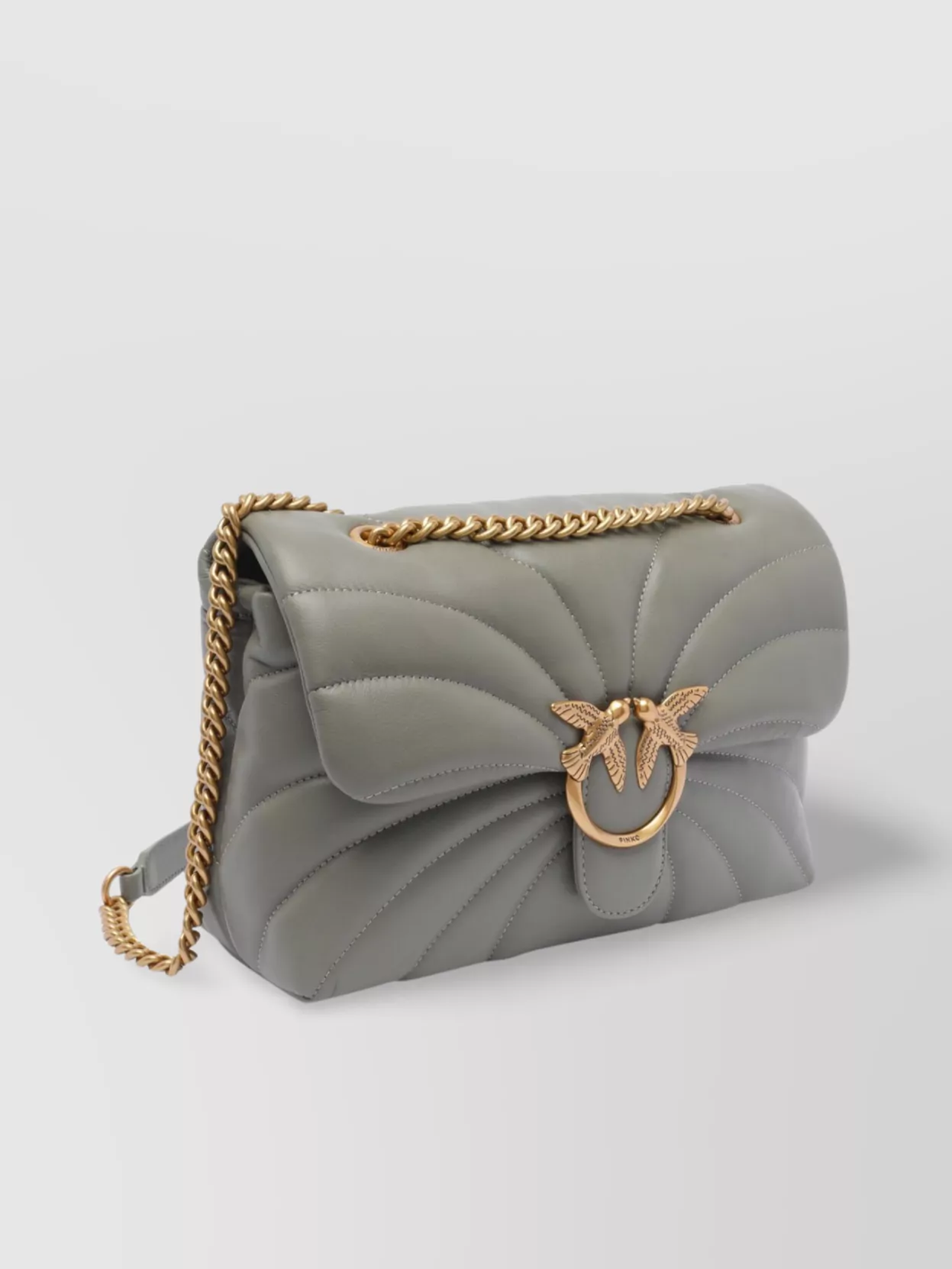 Pinko Quilted Bird Shoulder Bag