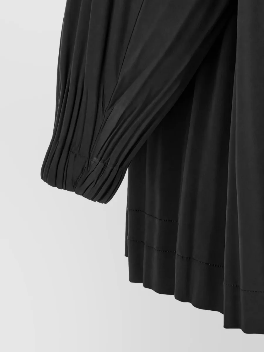 Pleats Please Issey Miyake Smooth Coat A-Line Blazer