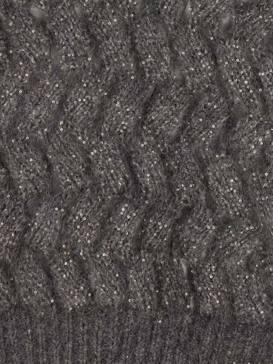 Brunello Cucinelli Cable-Knit Sequin-Embellished Relaxed-Fit Jumper