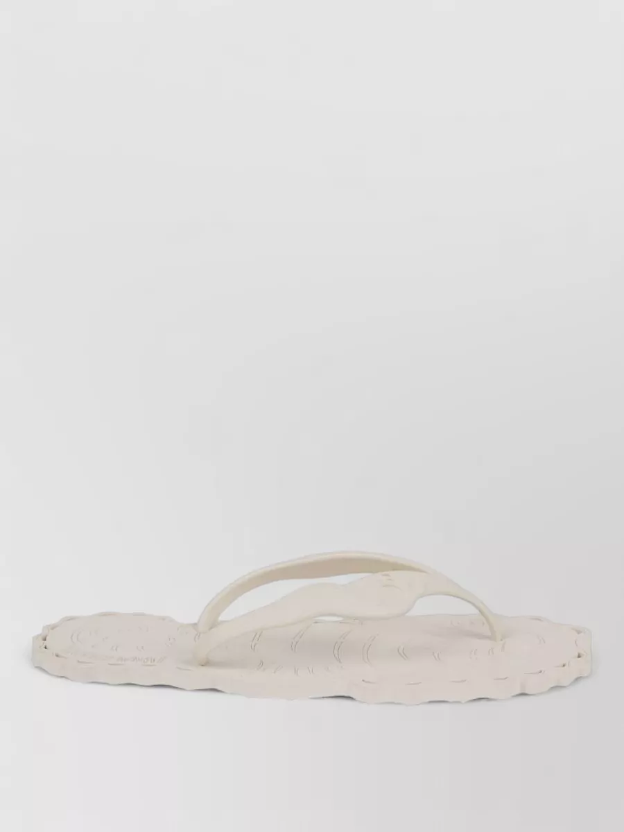 Zimmermann Scalloped thong sandals