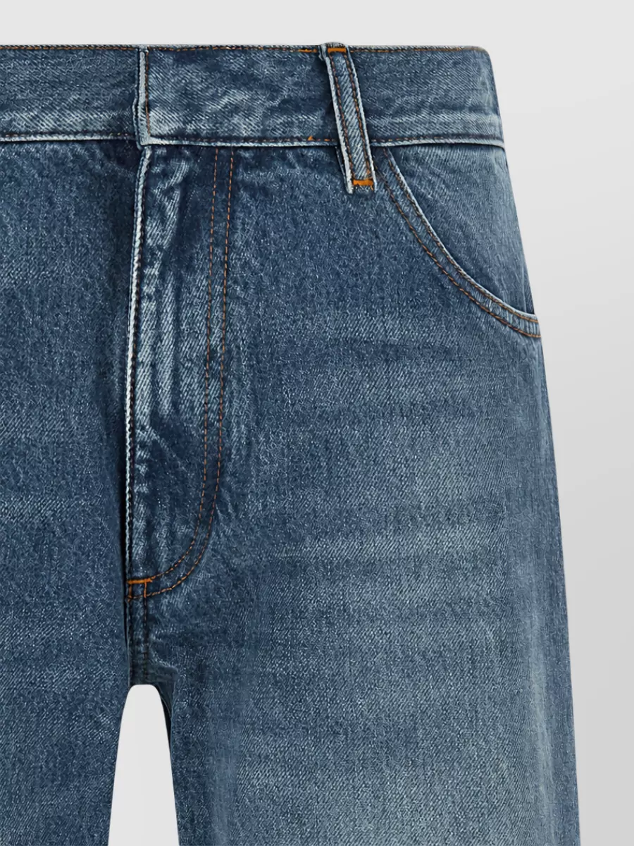 Mm6 Maison Margiela Denim Straight-Leg Jeans