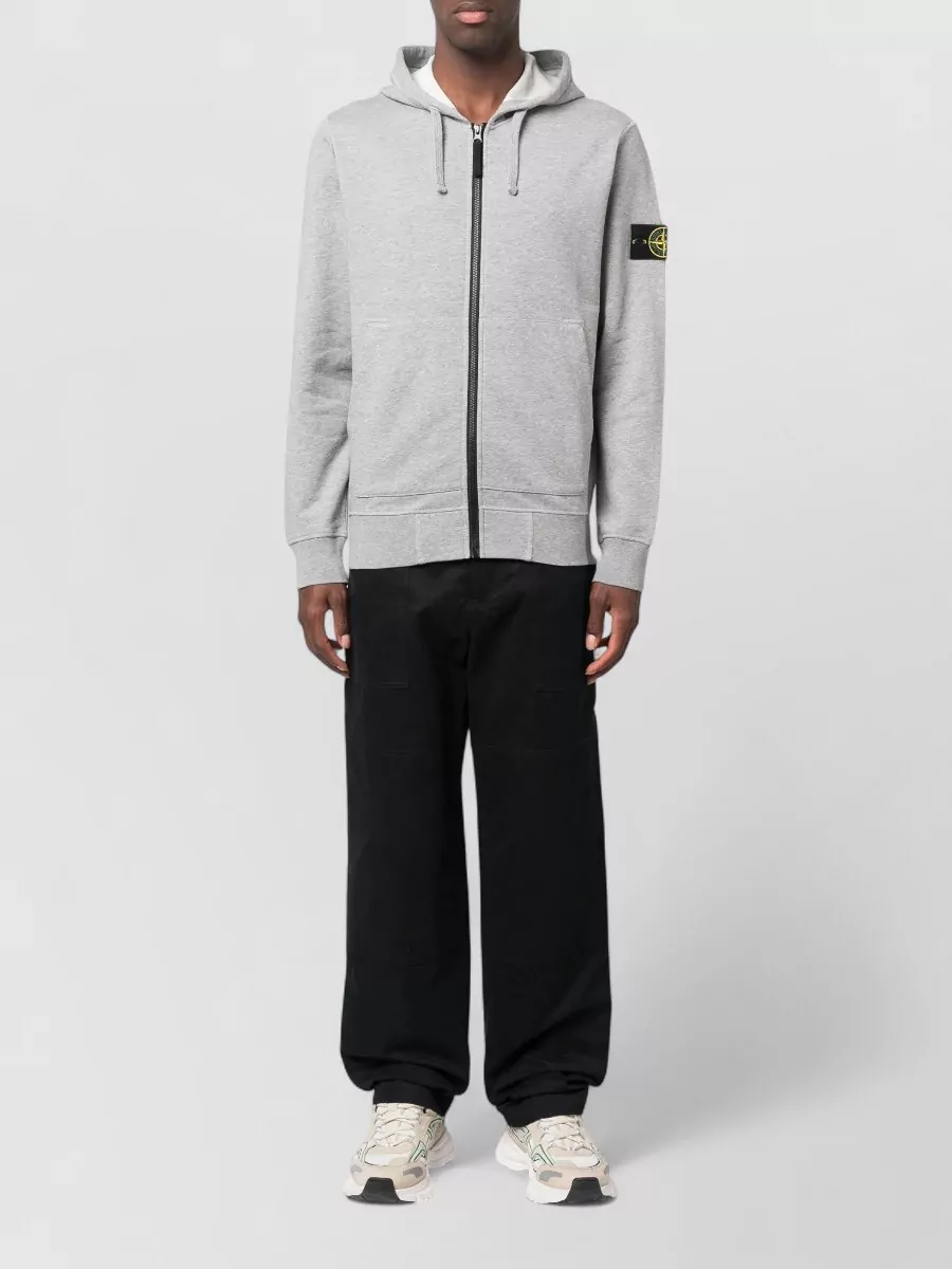 Stone Island Organic Cotton Zip Hoodie