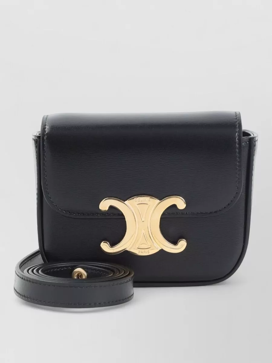 Celine Mini Claude Shoulder Bag With Adjustable Strap