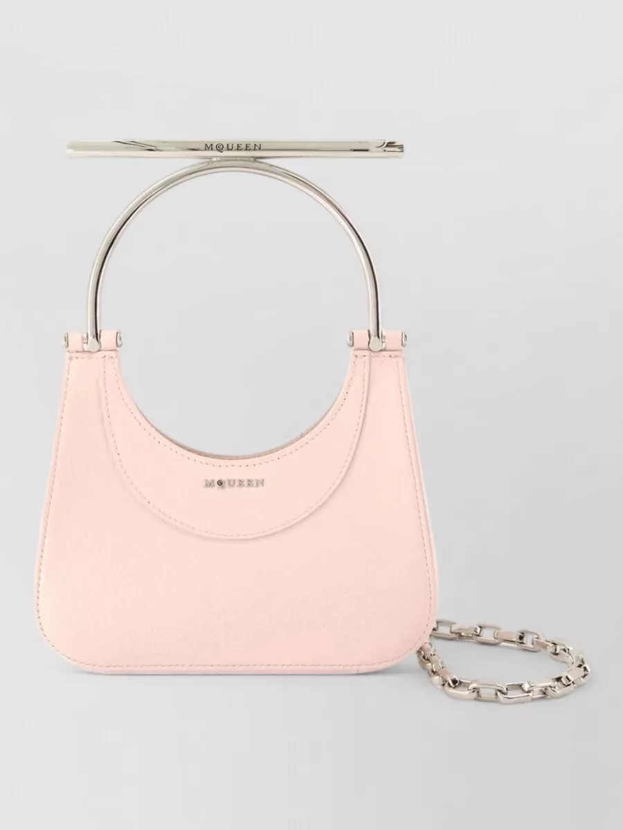 Alexander McQueen mini leather quilted clutch bag