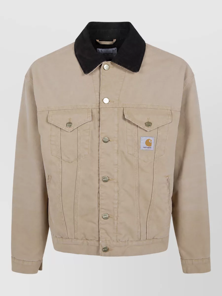 Carhartt Wip canvas single-breasted jacket