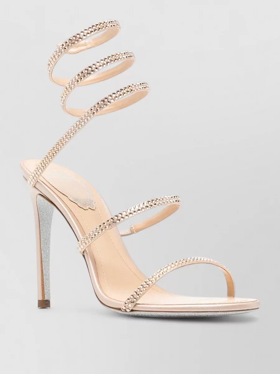 Rene Caovilla Leather Cleo Sandals