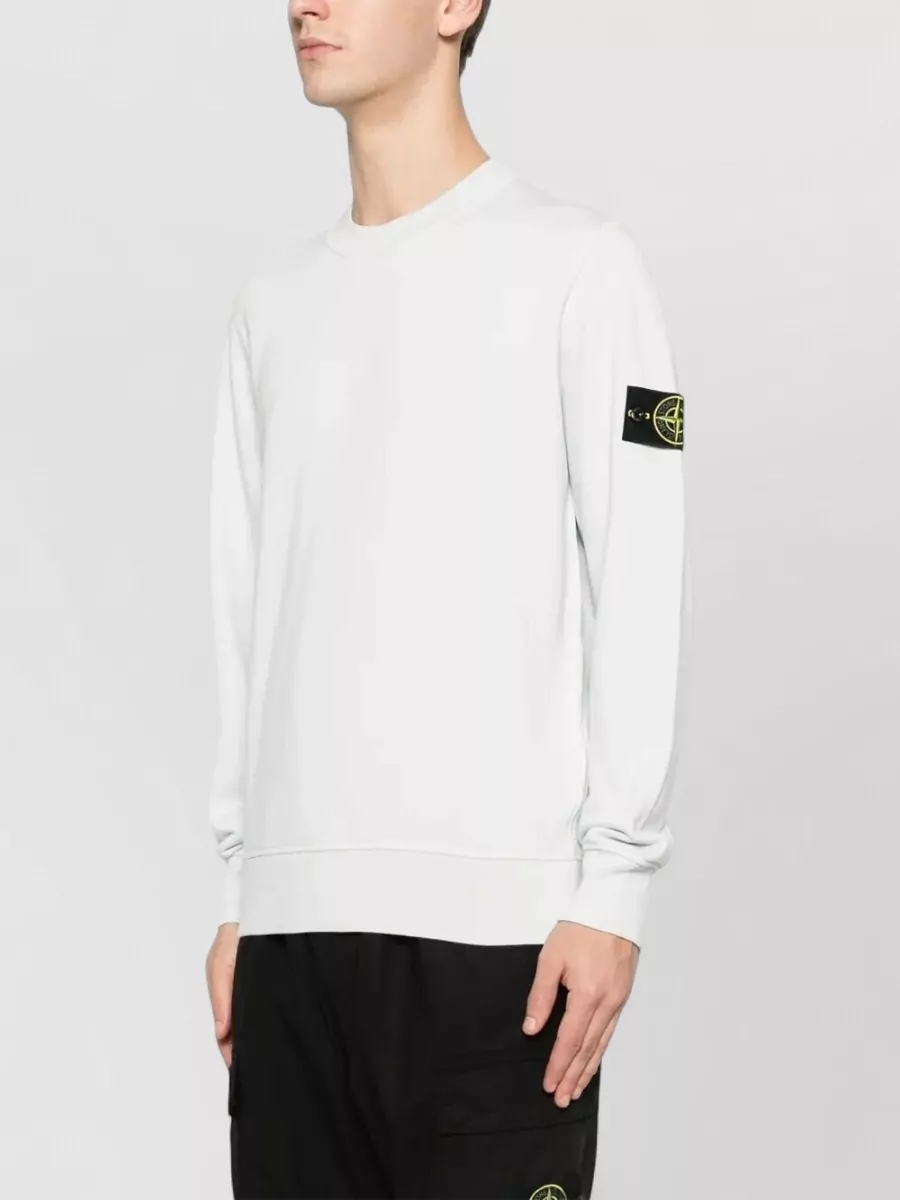 Stone Island Cotton Regular-Fit Crewneck Sweatshirt