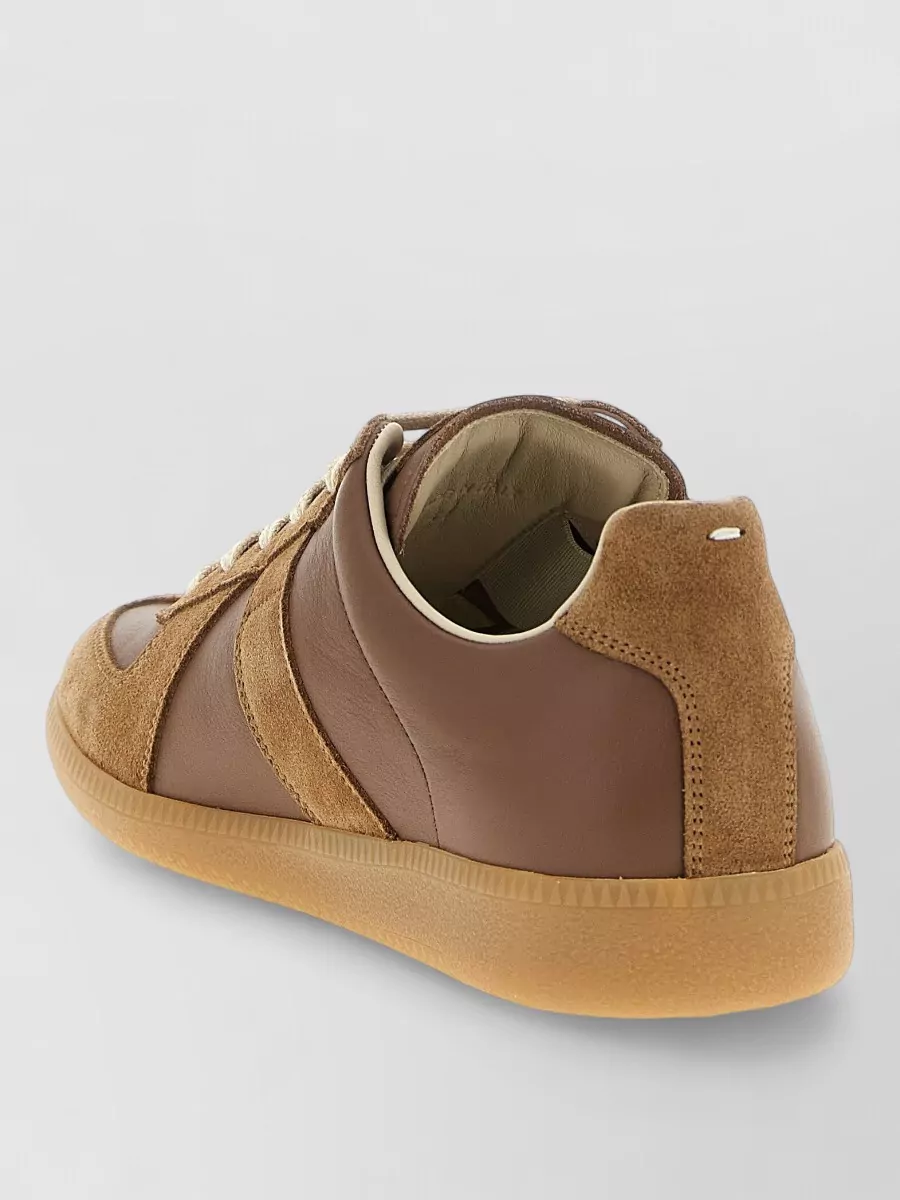 Maison Margiela Low Top Sneakers Round Toe Rubber Sole