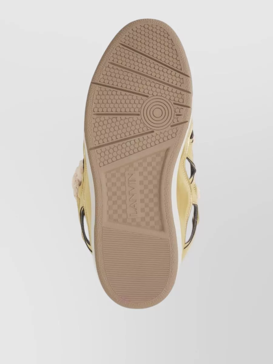 Lanvin Leather Low Top Sneakers