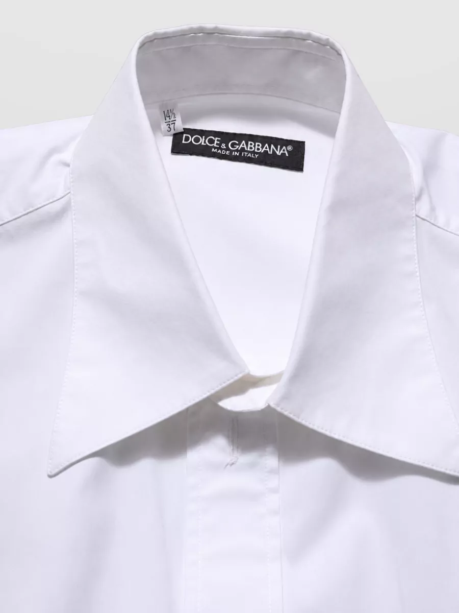 Dolce&Gabbana Cotton Sleeveless Formal Shirt