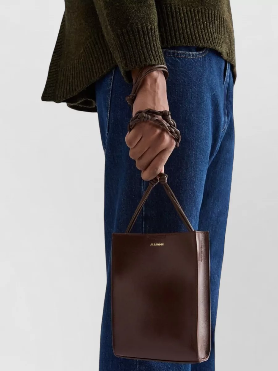 Jil Sander Tangle Small Leather Cross-Body Bag