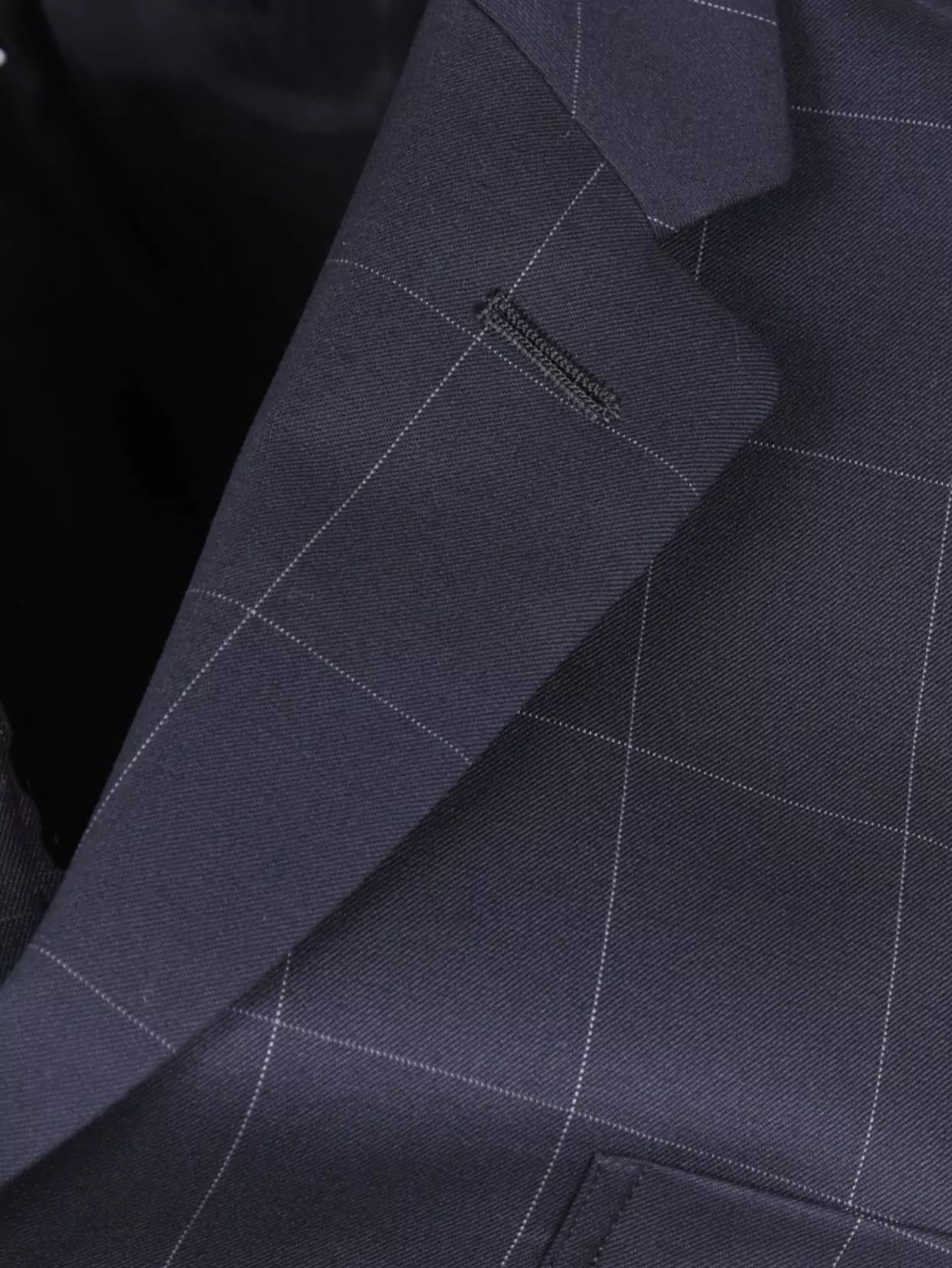 Comme Des Garçons Modern Cut-Out Check Pattern Jacket