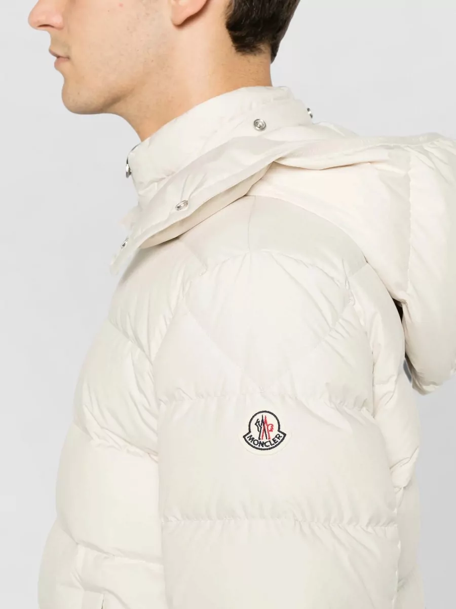 Moncler Down Hooded Short Puffer Jacket